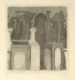 Giorgio Morandi, Natura morta a tratti sottilissimi, 1933, etching
