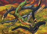 Renato Guttuso, Tronchi e cielo tempestoso