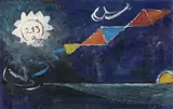 Osvaldo Licini, Amalassunta, 1954, oil on canvas