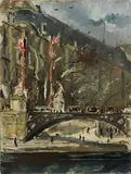 Ponte sulla Senna a Parigi by Filippo de Pisis, 1926, oil on canvas, offered Nov 2010