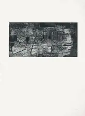 Reflected Cathedral by Louise Nevelson, etching, offered Nov 2010