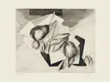 Jacques Villon, Natura morta con le noci, 1929, etching and puntasecca on paper