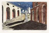 Solitudine dell'uomo politico by Giorgio de Chirico, 1966, lithograph a, offered Nov 2010