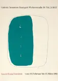 Lucio Fontana, Lotto di quattro manifesti, 1961, screenprint stampata in verde