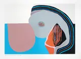 Alberto Burri, Sestante 16, 1989, screenprint a colori on paper