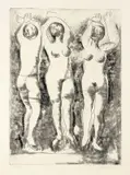 Tre danze by Marino Marini, 1968, etching, offered Nov 2010