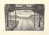Giuseppe Viviani, Lotto di quattro grafiche dalla cartella «Romanzo nero», 1946, lithograph
