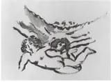 Mimmo Germana, Figure, 1991, oil on paper