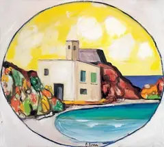 Pompeo Borra, Costa Balena, 1966, oil on canvas