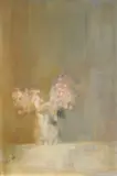 Giuseppe Ajmone, Ortensie, 1968, oil on canvas