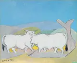 Giuseppe Cesetti, Due buoi in Maremma