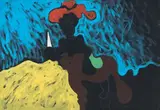 Senza titolo by Tano Festa, 1986, acrylic on canvas, offered Nov 2010