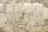 Aligi Sassu, Caffè parigino