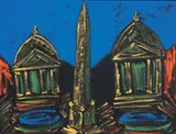 Senza titolo by Tano Festa, 1986, acrylic on canvas, offered Nov 2010