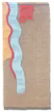 Giorgio Griffa, Dall'alto, 1987, acrylic on canvas