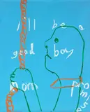 Ryan Mendoza, I'll be a good boy, oil on pvc applicato on panel