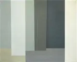 Giovanni Korompay, Architettura, 1962, oil on canvas