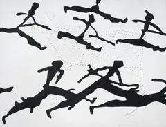 Sergio Fermariello, Senza titolo, 1991, mixed media on panel