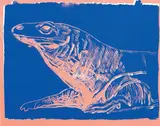 Andy Warhol, Vanishing Animals (Komodo Monitor)