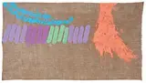 Giorgio Griffa, Cinque colori, 1999, acrylic on canvas