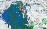 Senza titolo by Hermann Nitsch, 2007, oil on paper applicata on canvas, offered Nov 2010