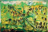 Confine senza prospettiva by Mario Schifano, 1987, enamel and acrylic on canvas, offered Nov 2010
