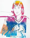 Andy Warhol, Wayne Gretsky #99, 1984, screenprint on Lenox Museum Board