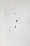 Lucio Fontana, Concetto spaziale, 1963, pencil and buchi on paper