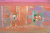 Antonio Corpora, Orizzonti, 1966, oil on canvas