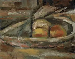 Natura morta by Mario Marcucci, oil on cardboard, offered Oct 2010
