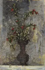Fiori by Leonardo Papasogli, oil on panel, offered Oct 2010