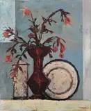 Leonardo Papasogli, Natura morta con fiori