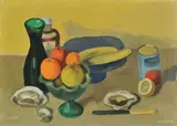 Natura morta by Giovanni March, 1971, oil on canvas, offered Oct 2010