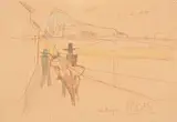 Moses Levy, San Roque, watercolour and ink on paper