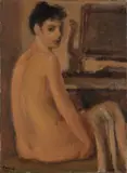 Giovanni March, Nudo seduto allo specchio