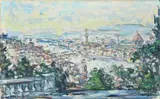 Enzo Pregno, Veduta di Firenze dal Piazzale Michelangelo