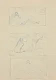 Moses Levy, Figure, 1933, ink on paper