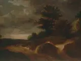 Paesaggio olandese by Otto Vermehren, oil on panel, offered Oct 2010