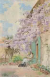 Alberto Pisa, Sotto il glicine