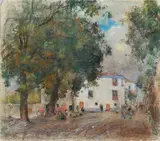 Giuseppe Casciaro, Case a Napoli