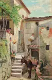 Adolfo Belimbau, Vita in campagna