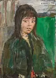 Silvia by Enzo Faraoni, 1968, oil on canvas board, offered Oct 2010