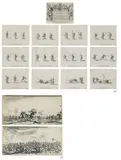 Jacques Callot, «Les combats de cavalerie» e «Les exercices militaires»