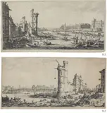Jacques Callot, «Vue du Louvre» e «Vue du Pont-Neuf»
