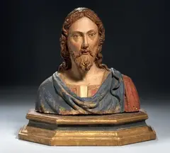 Busto di Cristo by Leonardo del Tasso, Scultura in legno policromo, offered Oct 2010