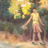 Arrivederci - Elica a Valle Giulia by Giacomo Balla, 1928, oil on canvas, offered May 2010