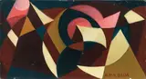 Forze volumi by Giacomo Balla, 1926, oil on panel, offered May 2010