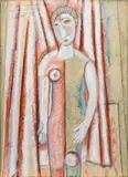 Carlo Carrà, Pagliaccio (L'attrice futurista)