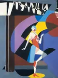 Fillìa, Tabarin, 1927, oil on canvas