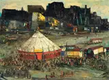 Tato, Il circo, 1956, oil on cardboard